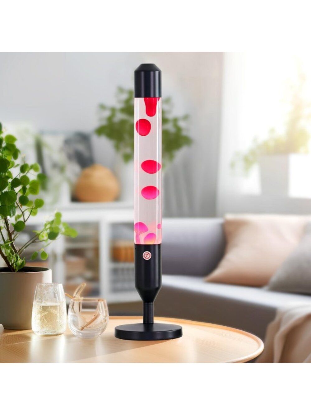 24.4-Inch Liquid Motion Lamp - Relaxing Magma Design for Home Decor & Office